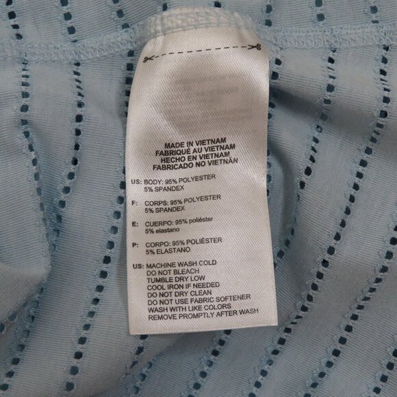 Adidas Womens Small Climacool Perforated Short Sleeve Blue Polo Tennis Shirt Top - Picture 8 of 10